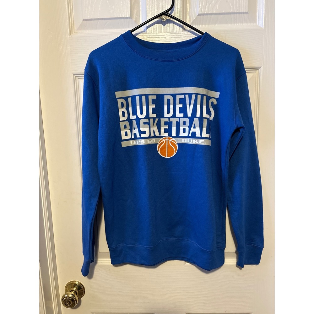 Duke Blue Devils Basketball Crewneck Sweatshirt Mens Small NCAA College